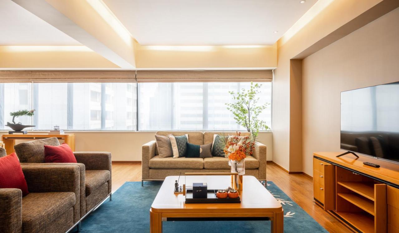 Shanghai Centre Serviced Apartment Exterior foto
