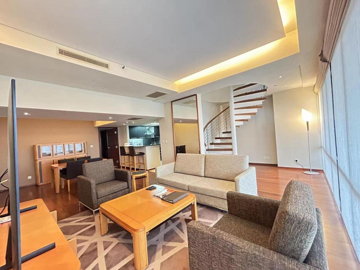 Shanghai Centre Serviced Apartment Exterior foto