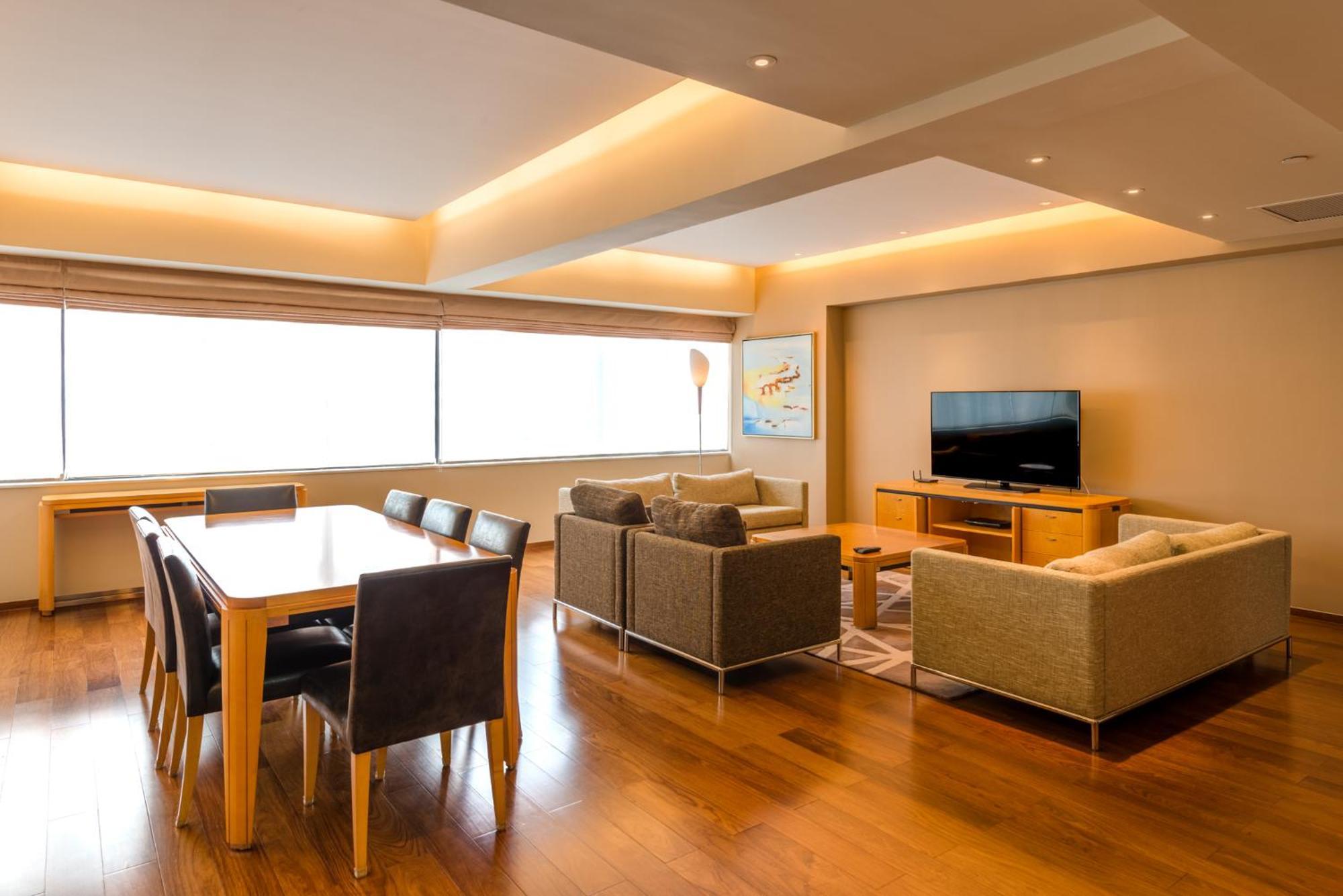 Shanghai Centre Serviced Apartment Exterior foto